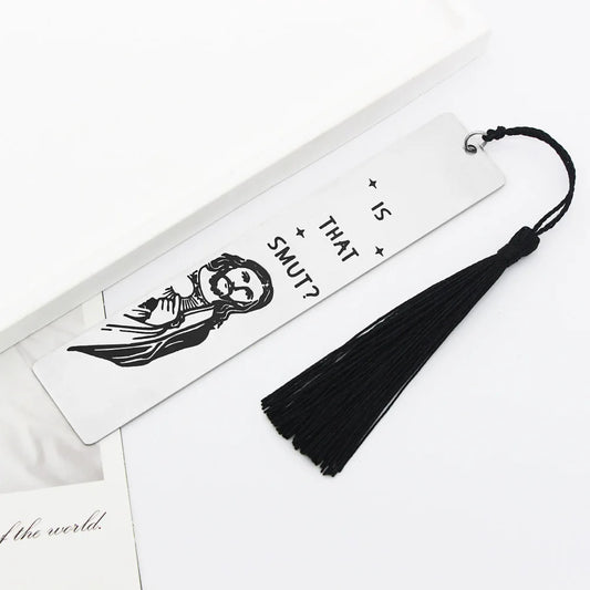 Funny "Peeking Jesus" Metal Bookmark – Humorous Gift for Book Lovers
